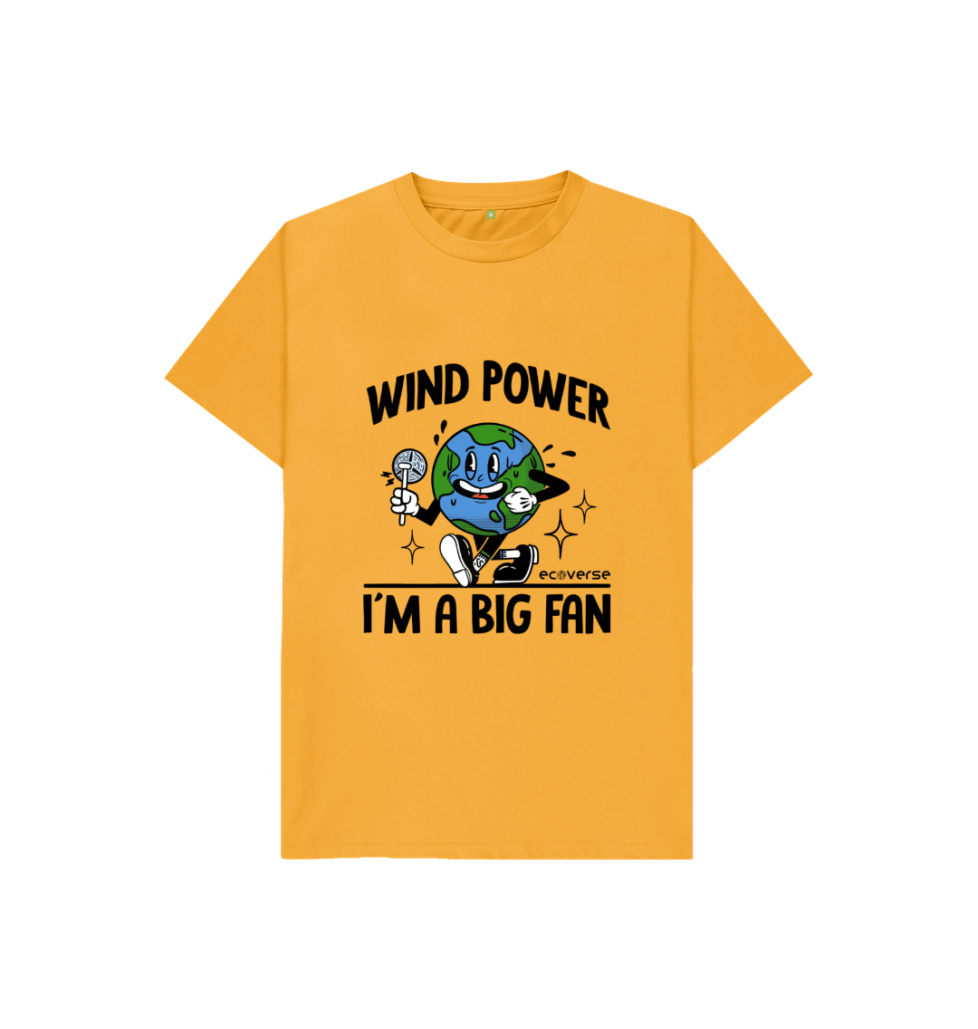 Mustard Kids Wind Power Tee