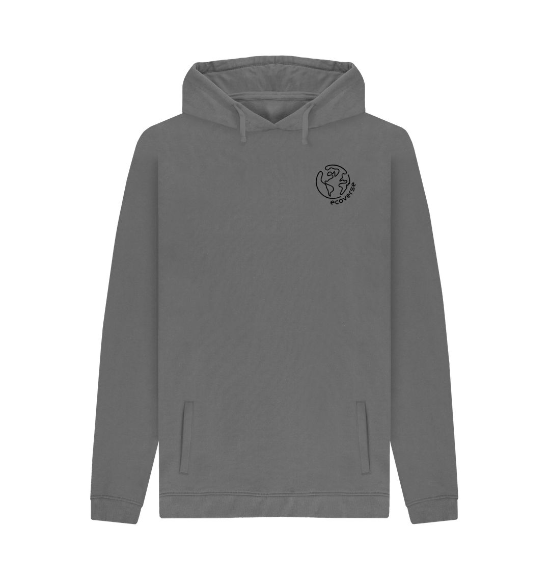 Slate Grey Men's Essential Eco Hoodie Light