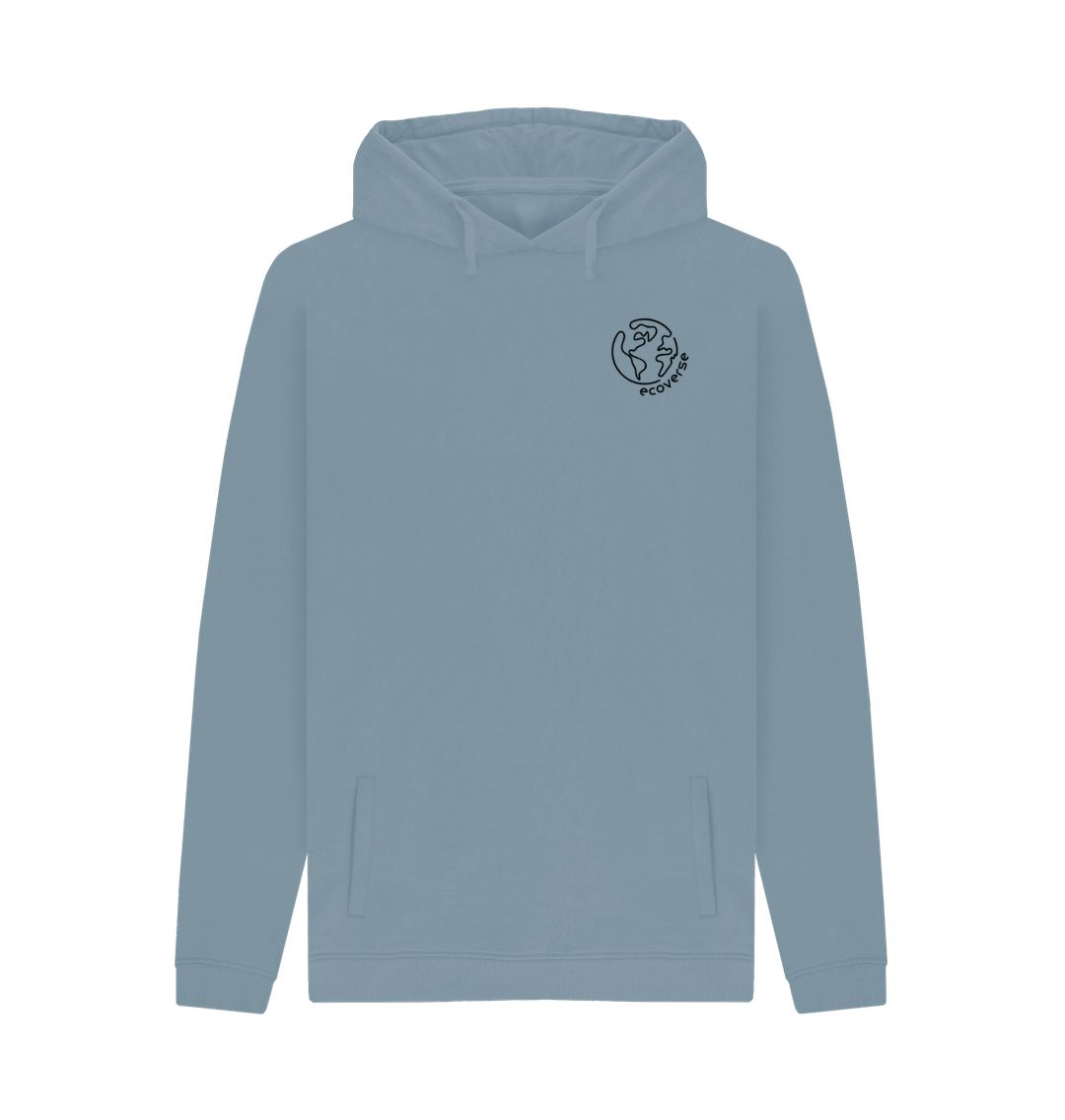 Stone Blue Men's Essential Eco Hoodie Light