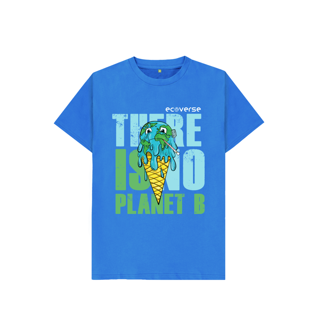 Bright Blue Kids There Is No Planet B Tee
