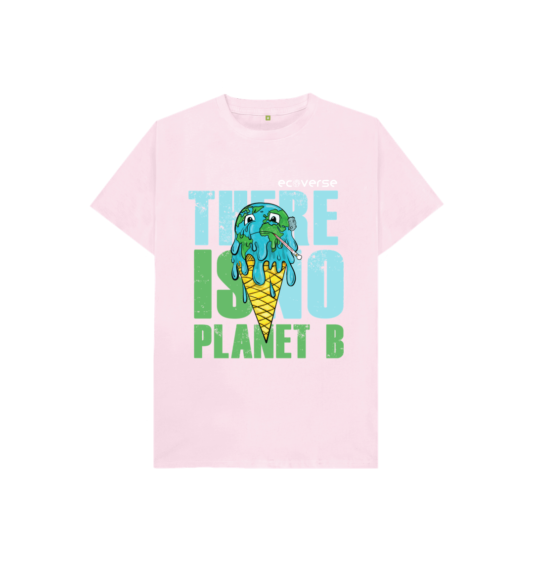 Pink Kids There Is No Planet B Tee