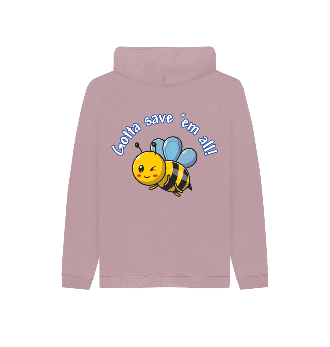 Mauve Kids Gotta Save 'Em Hoodie