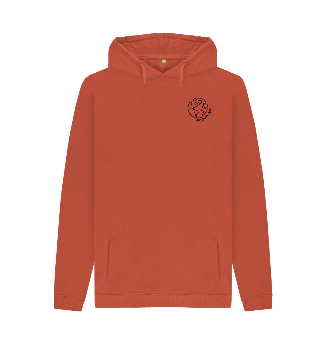 Rust Men's Essential Eco Hoodie Light