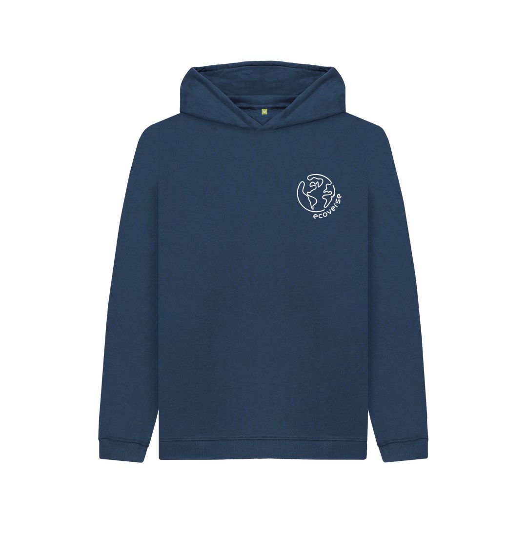 Navy Blue Kids Essential Eco Hoodie