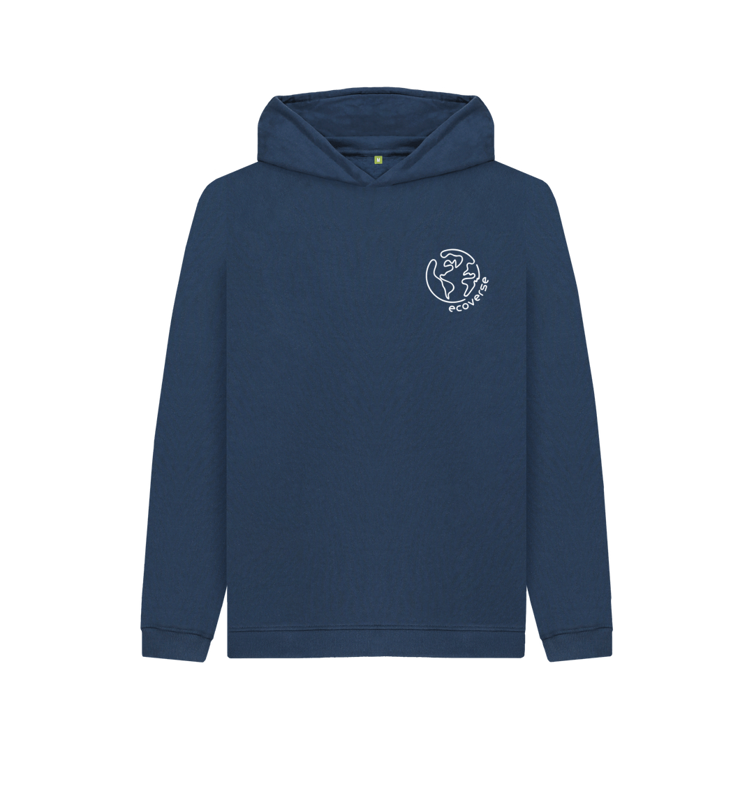 Navy Blue Kids Time Is Running Out Hoodie