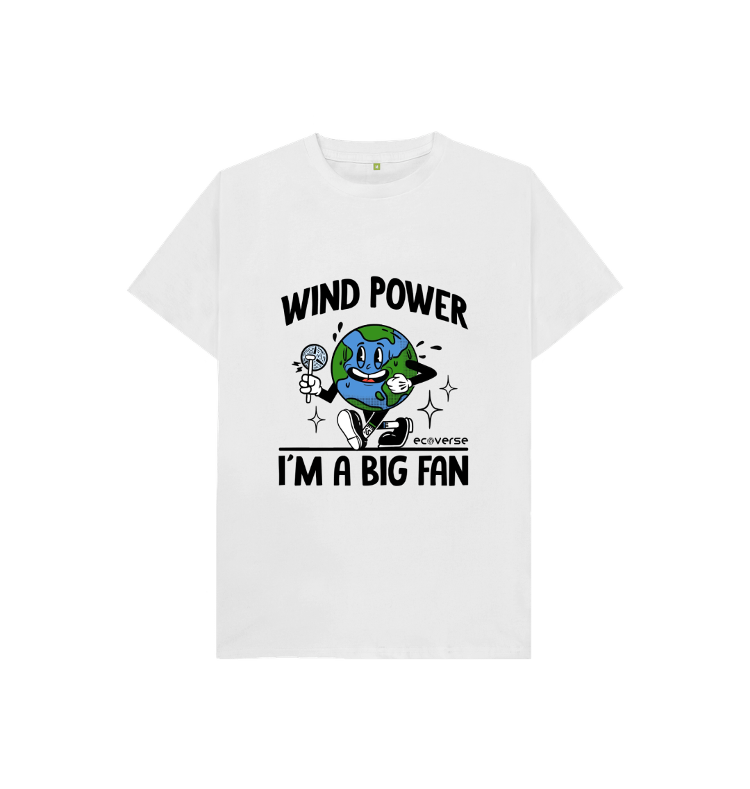White Kids Wind Power Tee
