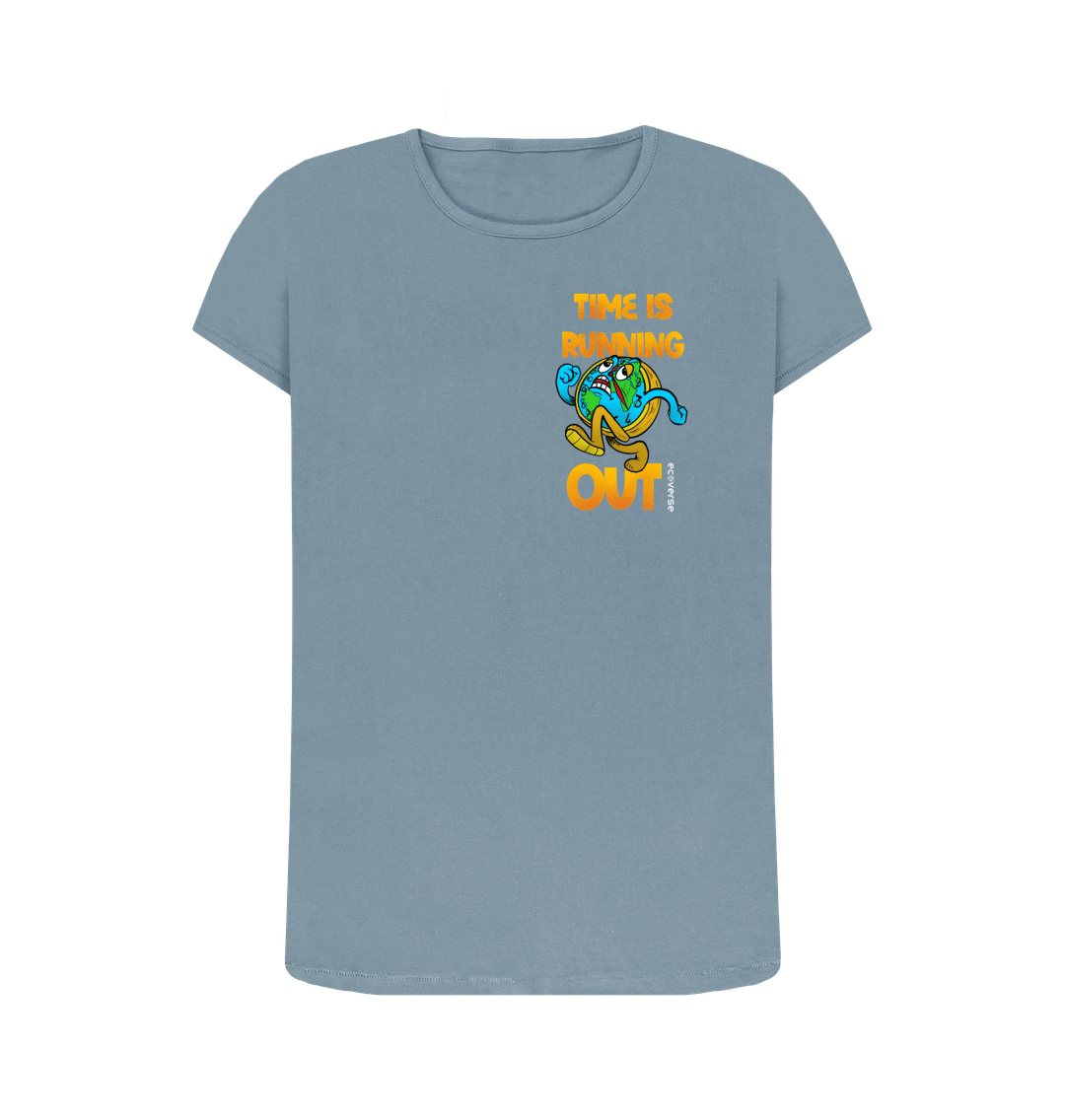 Stone Blue Women's Time Is Running Out Tee